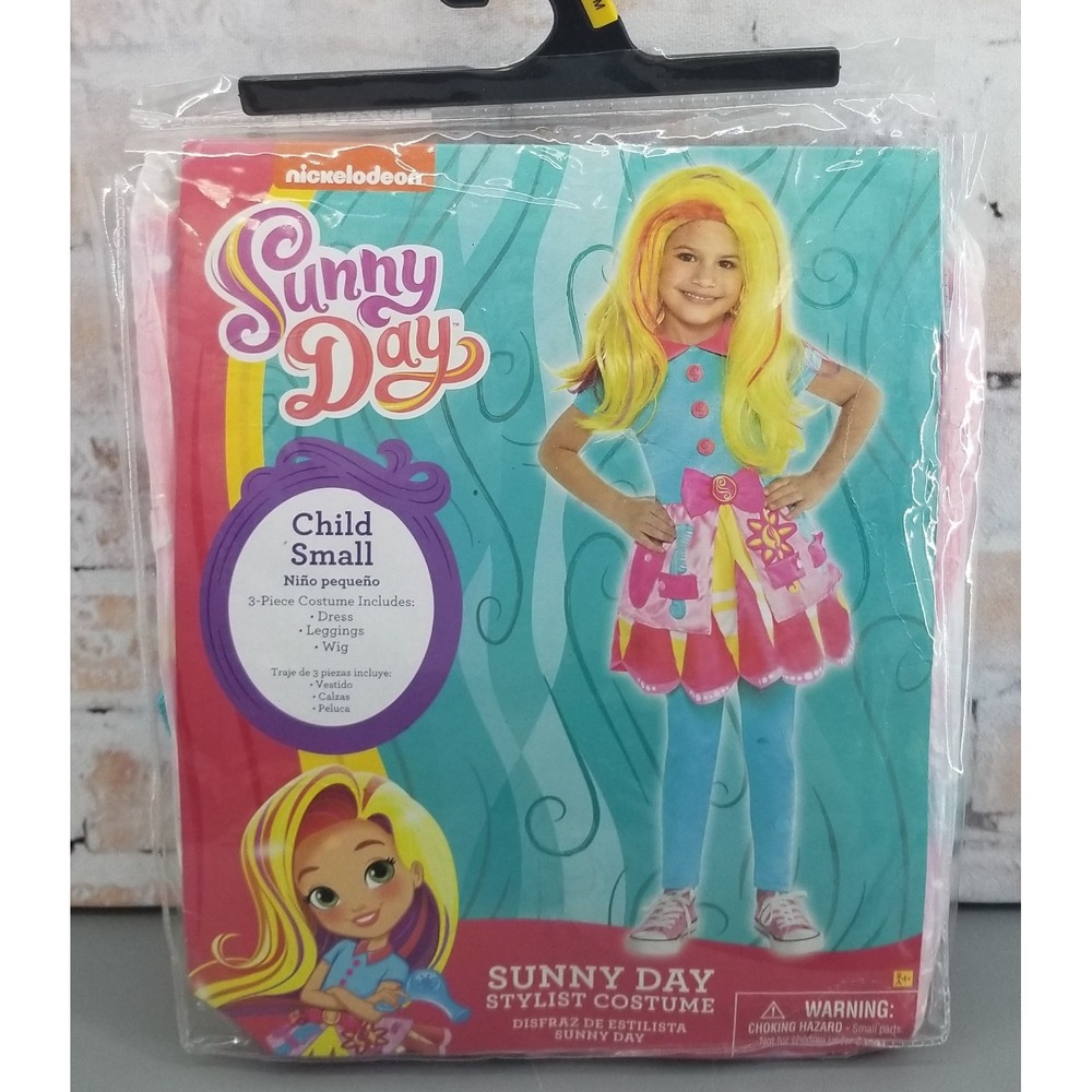 NWT Nickelodeon Sunny Day Stylist Costume Small Age 4-6 Halloween Birthday